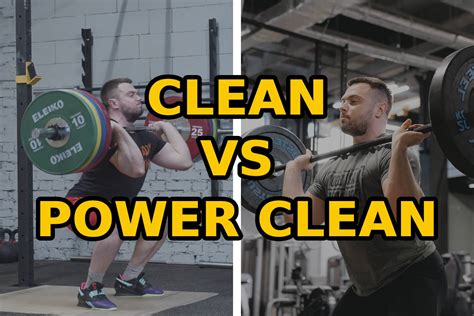 Clean vs Power Clean: Difference Explained – Torokhtiy Weightlifting