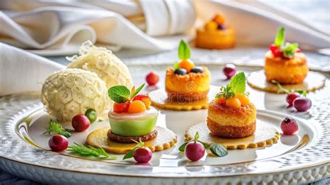 A Symphony of White Exquisite Food Photography Showcases Gourmet Dishes ...