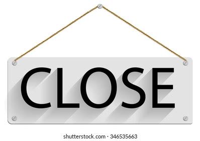 Label Word Close Sample Close Shop Stock Photo 346535663 | Shutterstock