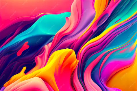 Premium Photo | 3d colorful abstract wallpaper