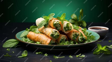 Premium Photo | A vibrant plate bursting with colorful food items on a ...