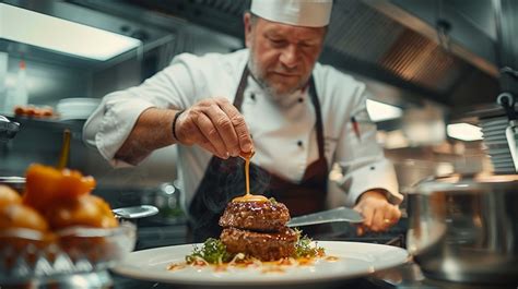 Free Chef Garnishing Dish Image | Download at StockCake