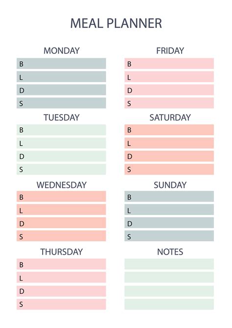 Free Printable Weekly Meal Planner: Easy Templates! - Printables for ...