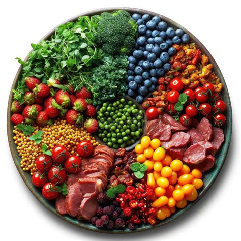 Healthy Plate Concept. Active Lifestyle and Sport, Fitness. Generative ...