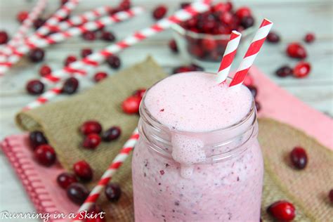 Fresh &amp; Healthy Cranberry Smoothie recipe « Running in a Skirt