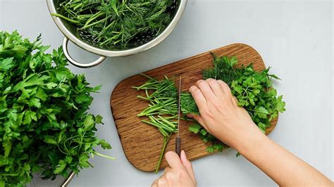 The Simple Step To Keep Chopped Herbs Bright Green