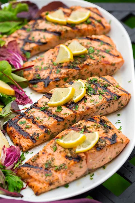 Grilled Lemon Garlic Salmon Recipe - Cooking Classy