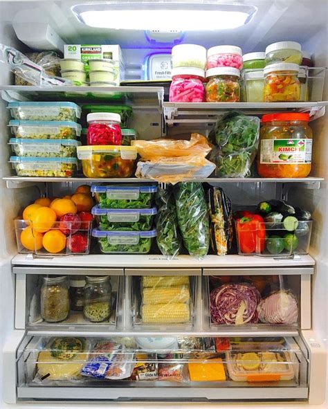 Organized Fridge for Stress-Free Meal Prep