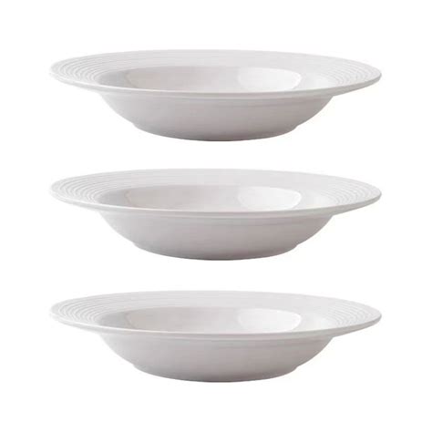 Ozmmyan Pure White Design Household Western Food Plates, Pasta Plates ...