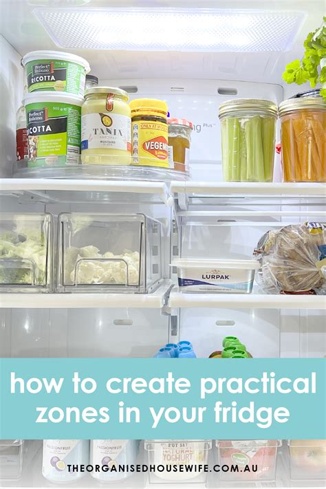 How to create practical zones in your fridge – Artofit