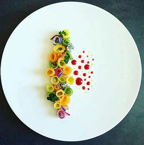 Creative ways to plate simple ingredients for maximum visual impact?