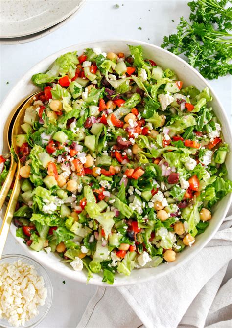 Mediterranean Chopped Salad - Eat Yourself Skinny