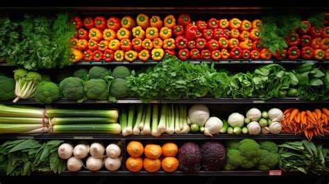 Captivating Capture Of A Supermarket S Vibrant Textures Background ...