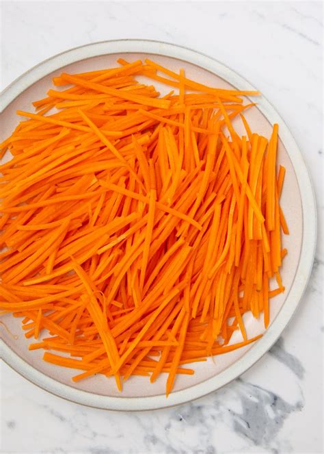 Julienne Carrots