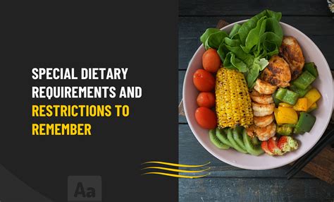 Special Dietary Requirements | Food Cautions And Restriction