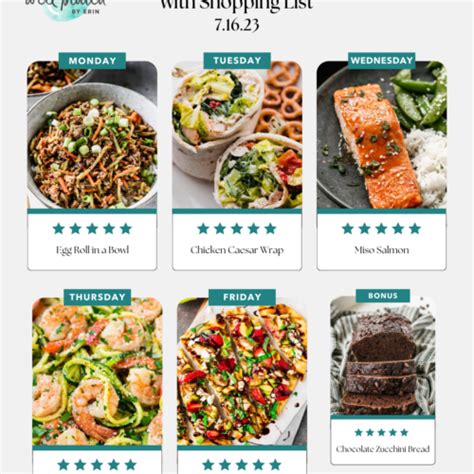 FREE Healthy Weekly Meal Plans – WellPlated.com