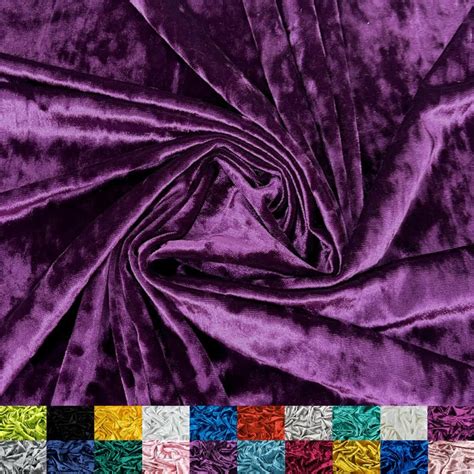 Amazon.com: Ice Fabrics Stretch Crushed Velvet Fabric by The Yard - 60/ ...