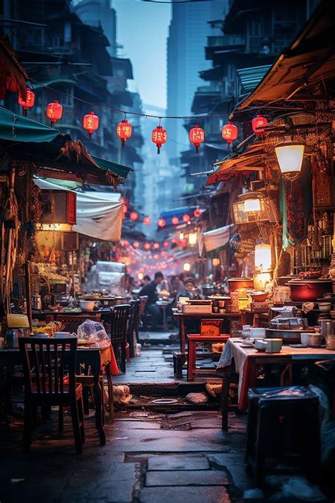An Alleyway of Food Stalls in Hong Kong City in 2025 | Hong kong ...