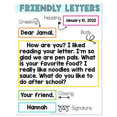 Friendly Letter