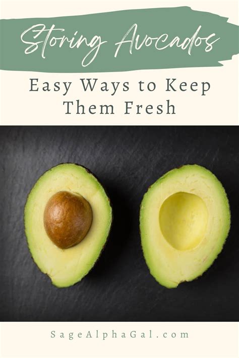 Smart ways to store ripe avocados for perfect slices, not mush?