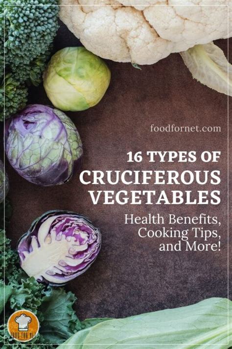 16 Types of Cruciferous Vegetables – Their Health Benefits, Cooking ...