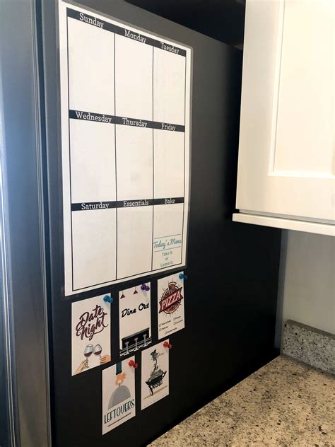 Meal Planner, Whiteboard Meal Planner, Dry Erase Meal Planner, Reusable ...