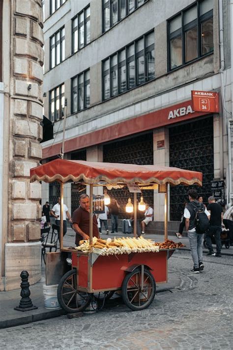 Photo of a Street Vendor · Free Stock Photo