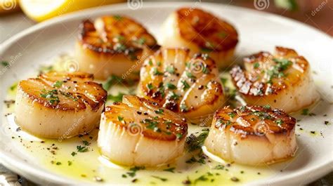 Achieve perfectly seared scallops? Visual guide to golden crusts & tender centers.