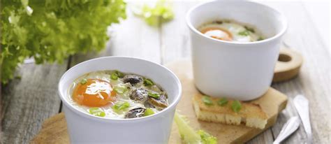 Oeufs Cocotte | Traditional Egg Dish From France, Western Europe