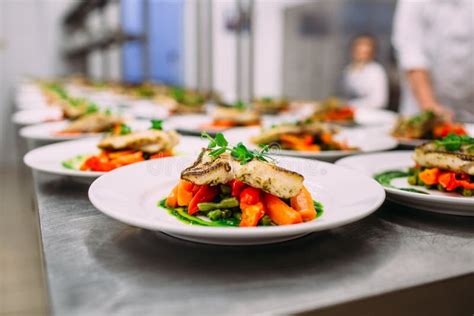 Delicious Main Course Gourmet Stock Image - Image of lunch, celebration ...