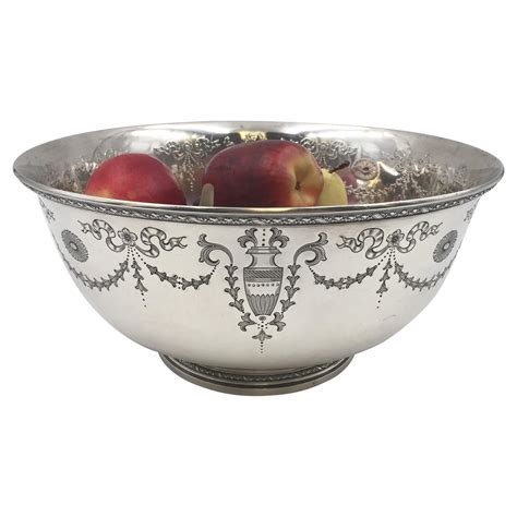Whiting Sterling Silver Centerpiece / Fruit Bowl For Sale at 1stDibs