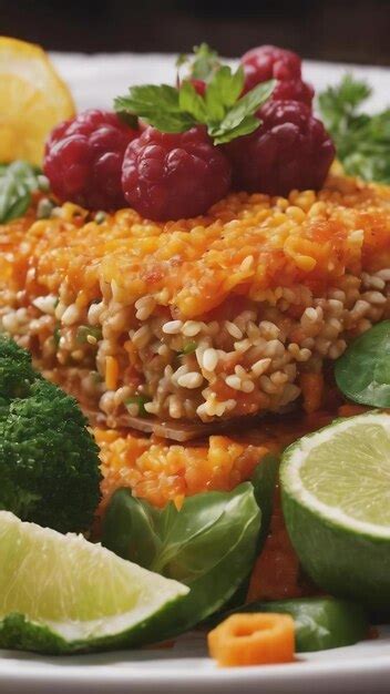 Premium Photo | Closeup on delicious textured food