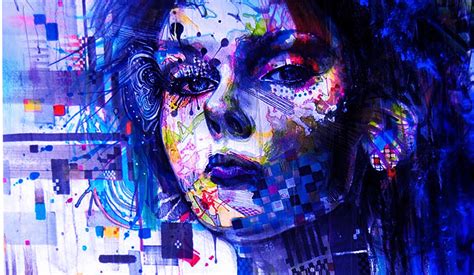 Download Drawing Woman Artistic Wallpaper