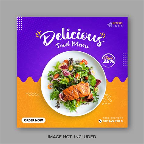 food social media post design | Behance