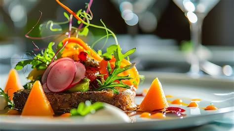 Premium Photo | A delicious and beautifully plated meal is the perfect ...