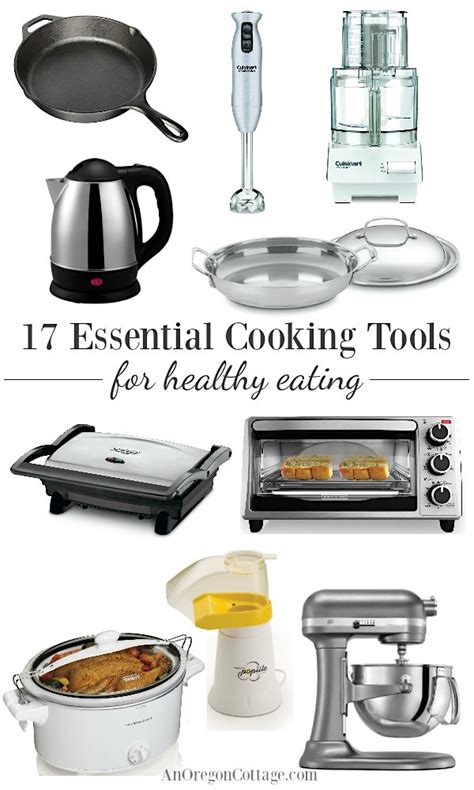 17 Essential Cooking Tools for Healthy Eating: Cookware &amp; Small ...