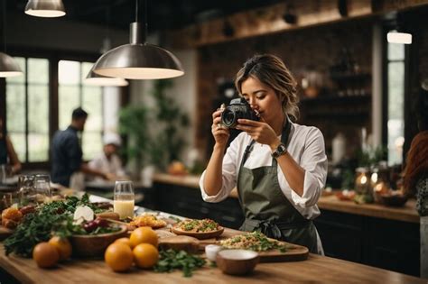 Premium Photo | Food content creator