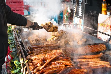 Delicious Street Food at the Market Stock Photo - Image of food ...