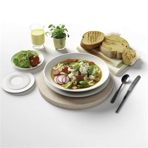 Premium Photo | HighQuality Food Photography on an Isolated White ...