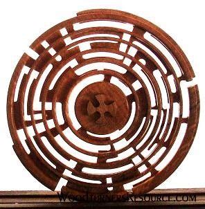 Intricate Negative Space Design - WR Woodturning Gallery