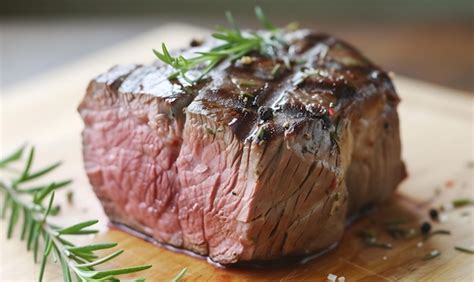 Perfectly cooked beef tenderloin | Premium AI-generated image