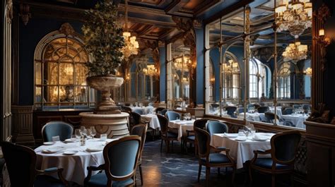 Traditional restaurant interior design | Premium AI-generated image