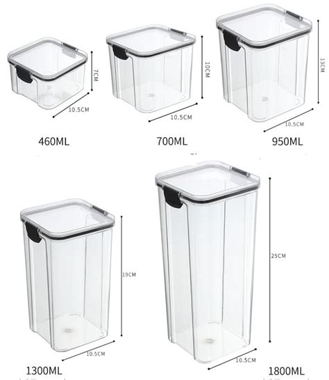 5pc Airtight Food Storage Containers – Elite Luxe