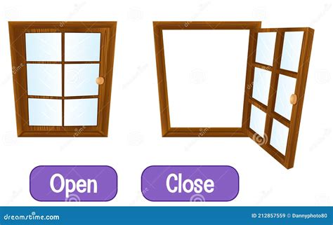 Opposite Open Close Stock Illustrations – 46 Opposite Open Close Stock ...