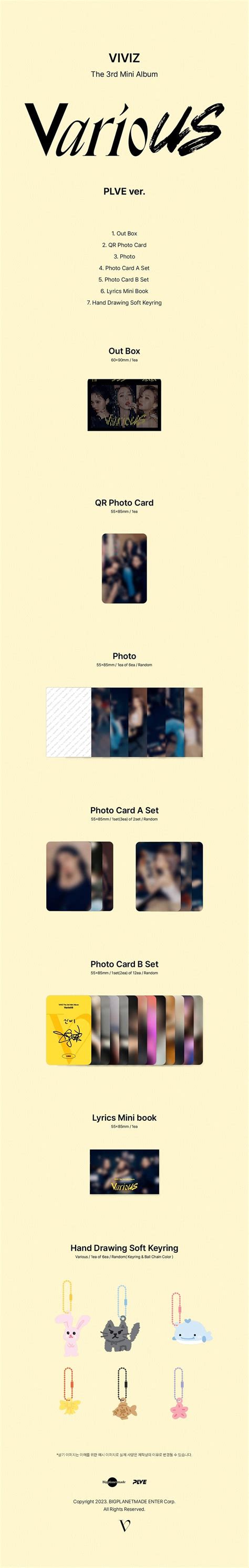 VIVIZ - VarioUS 3rd Mini Album (PLVE ver.)