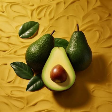 Premium AI Image | A perfectly ripe creamy avocado