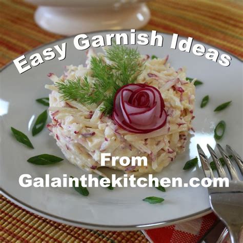 Easy Food Garnishing Ideas with Many Photos and Videos | Food garnishes ...