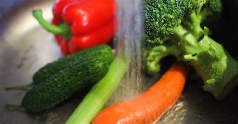 Full Shot of Vegetables being Washed Free Stock Video Footage, Royalty ...