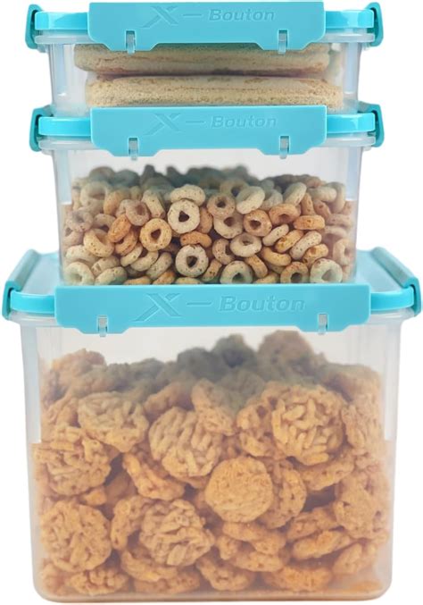 Amazon.com: fontal Food Storage Containers with Lids Airtight,Leakproof ...