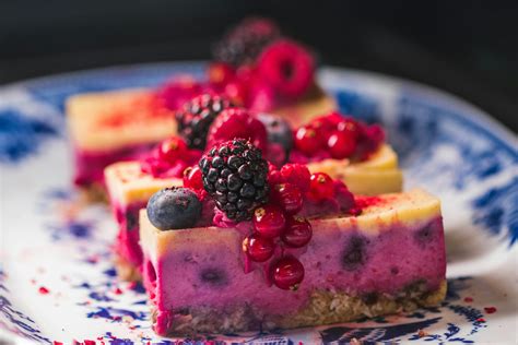 Cake With Berries on Plate · Free Stock Photo
